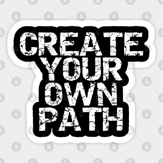 Create Your Own Path Sticker by Texevod